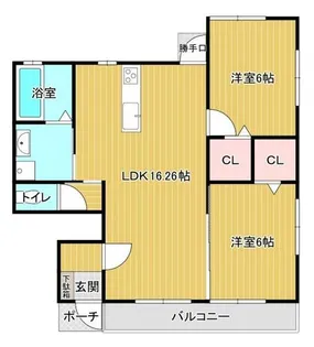 椿新築AP【B102号室】の間取り