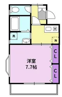 アルファルファ B棟【3階】の間取り