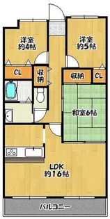 ドマーニ三田横山【303号室】の間取り