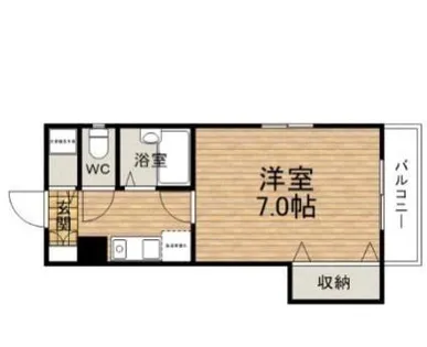 メディカル瓦屋町【8階】の間取り