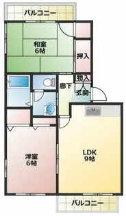 ラピート6X【2階】の間取り