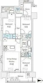 GRANPASEO丸の内【4階】の間取り