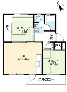 UR東豊中第二【1450402号室】の間取り