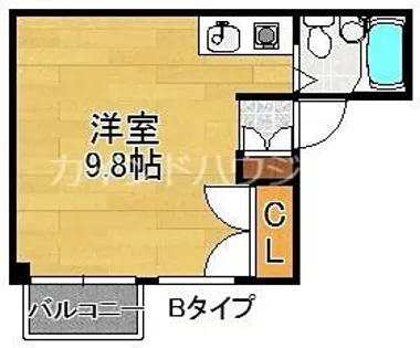 ボンジュール花や【4階】の間取り