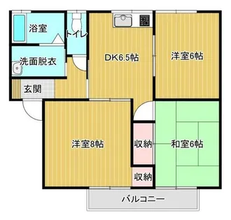 長尾NV【202号室】の間取り