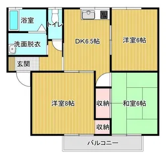 長尾NV【202号室】の間取り