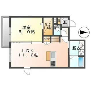 Le Ciel【303号室】の間取り