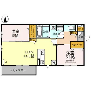 ラ・マーサ【1階】の間取り