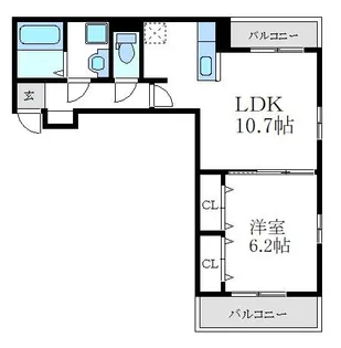 シャイン【1階】の間取り