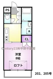 オーベルジュ錦【2階】の間取り