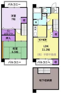 サンモール【-1階】の間取り