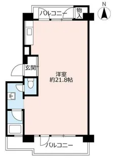 UR中央台【2070302号室】の間取り
