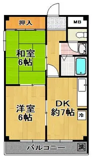 メゾンド森【2階】の間取り