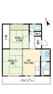 URひよどり台【1190304号室】の間取り
