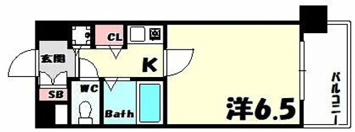 リーガル新神戸【5階】の間取り