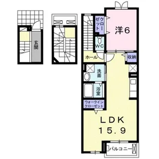Bliss 1 守山市伊勢町【3階】の間取り