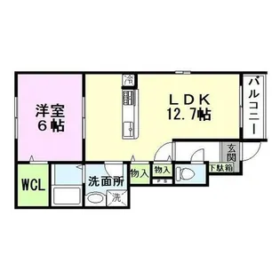 メゾン・ド・ソレイユ【1階】の間取り