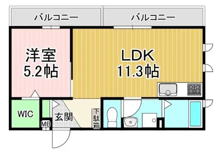 グレイス東向日【304号室】の間取り