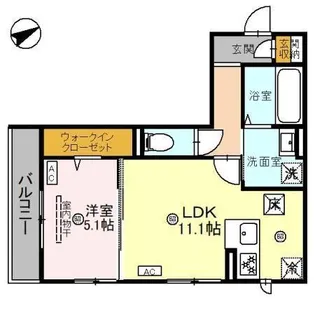 La・Felice(ラ・フェリーチェ) 栗東市安養寺6丁目【3階】の間取り