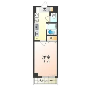 プレジオ・カーサⅡ番館【3階】の間取り