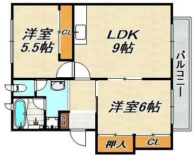 ガーデンハウスカローサ【1階】の間取り