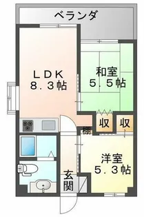 塚口フレックス【7階】の間取り