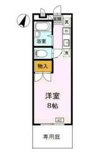 エステートピア板宿【1階】の間取り