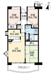 URアーバンラフレ小幡【0020503号室】の間取り