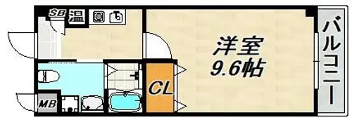 プラネットフィールドSUMA【1階】の間取り