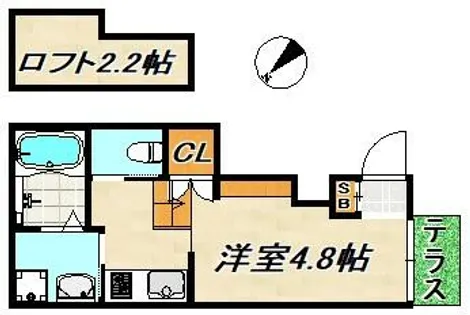 あんしん磯馴町【1階】の間取り