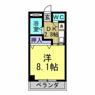プラネット東海【203号室】の間取り