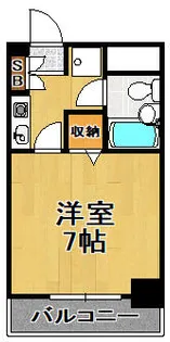 ライオンズマンション大正【2階】の間取り