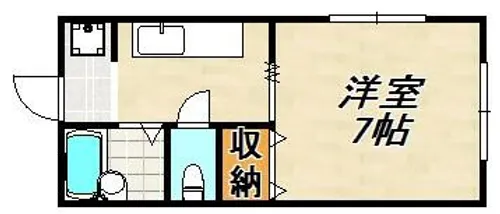 ジョイフル前田【3階】の間取り