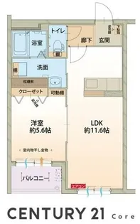 ホティック 野洲市市三宅【2階】の間取り