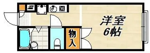 サンフレーズ東町Ⅰ【1階】の間取り