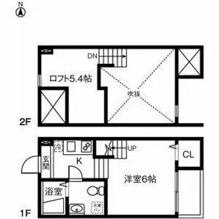 有縁【2階】の間取り