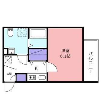 メゾンドペーシェ鴻池【2階】の間取り