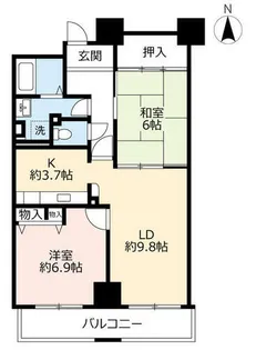 URベルマージュ堺弐番館【0003005号室】の間取り