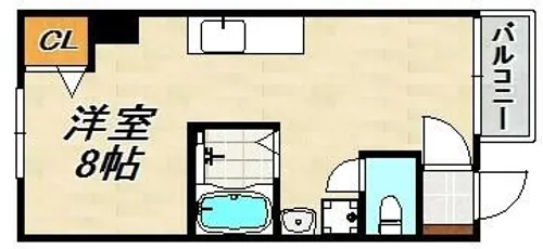 青木ビル【1階】の間取り