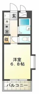 モンテメール仲田【2階】の間取り