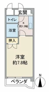 ファミール森橋【4階】の間取り