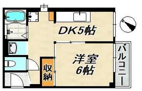 オレンジマンション【1階】の間取り