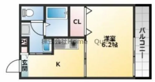 アジュール相生【3階】の間取り