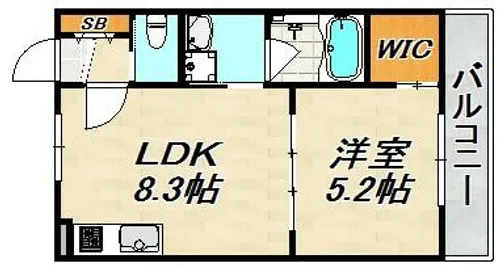 KTIレジデンス板宿Ⅱ【1階】の間取り