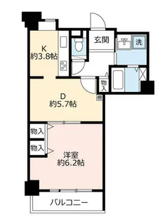 UR酉島リバーサイドヒルなぎさ街【0200607号室】の間取り
