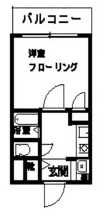中央マンション【202号室】の間取り
