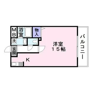 ブランチ613【1階】の間取り