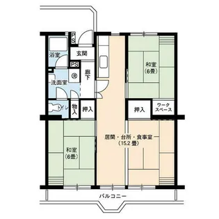 UR水草【0010501号室】の間取り