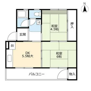 UR徳力【0900503号室】の間取り