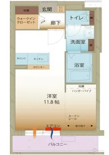 Garden court yasu 野洲市市三宅【1階】の間取り